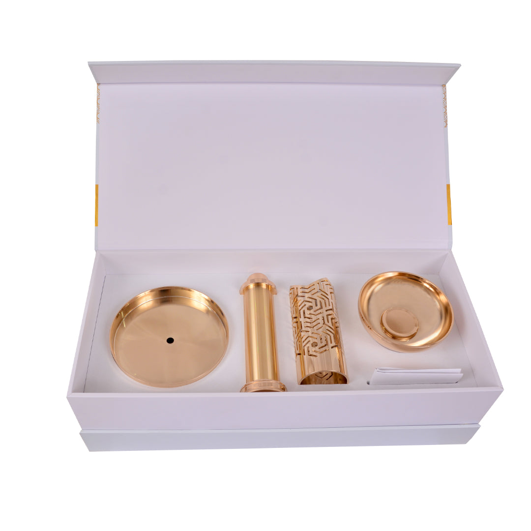 Safwa Incense Burner | Blue Gold